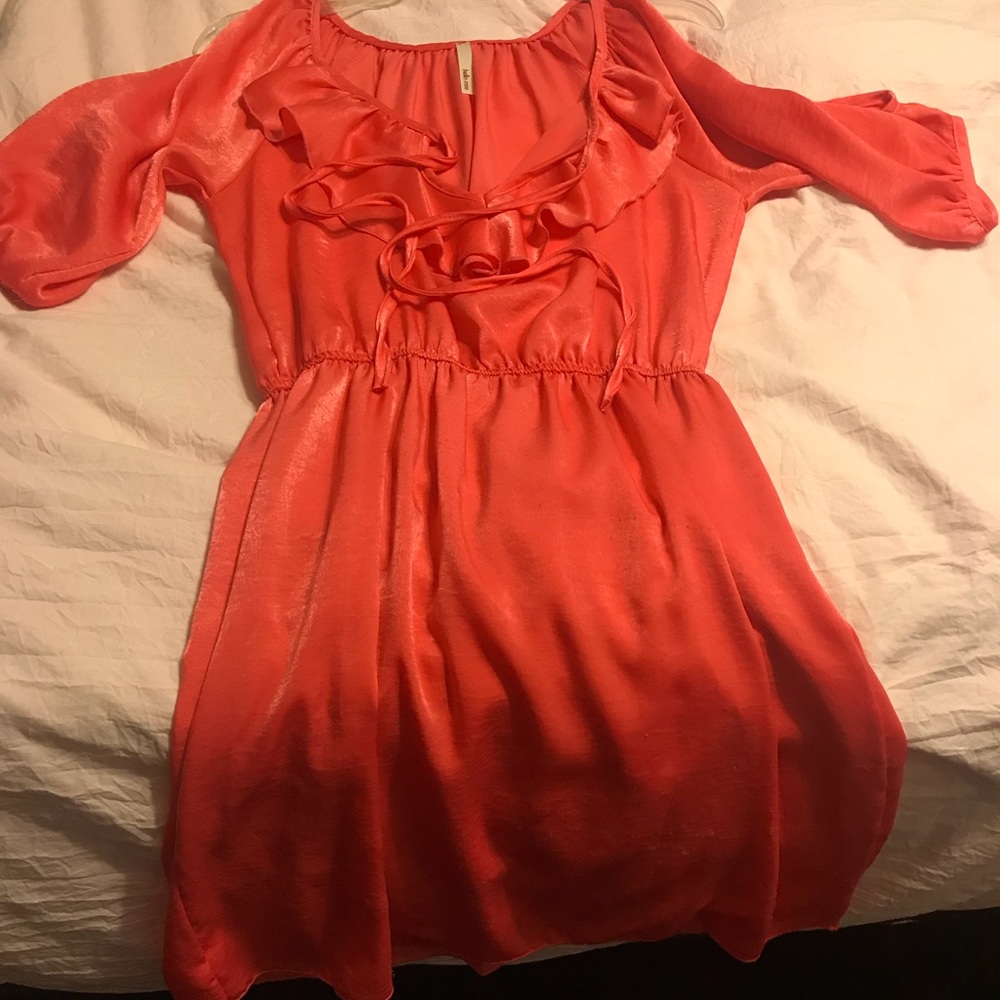 Coral dress